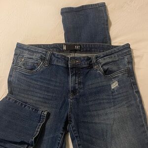 Kut from the Kloth Women's Indigo Straight Leg Jeans